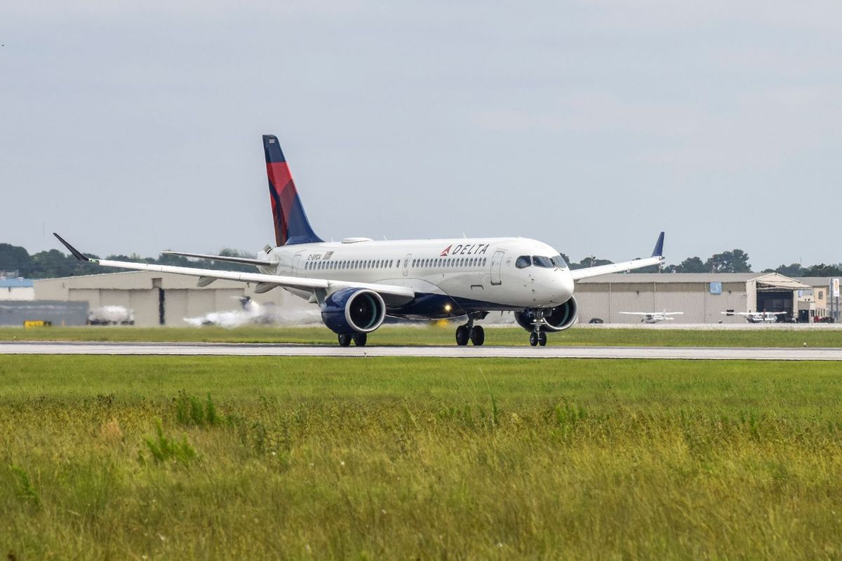 Airbus A220-300 in the Livery of Delta Air Lines - Photo Credit: Airbus