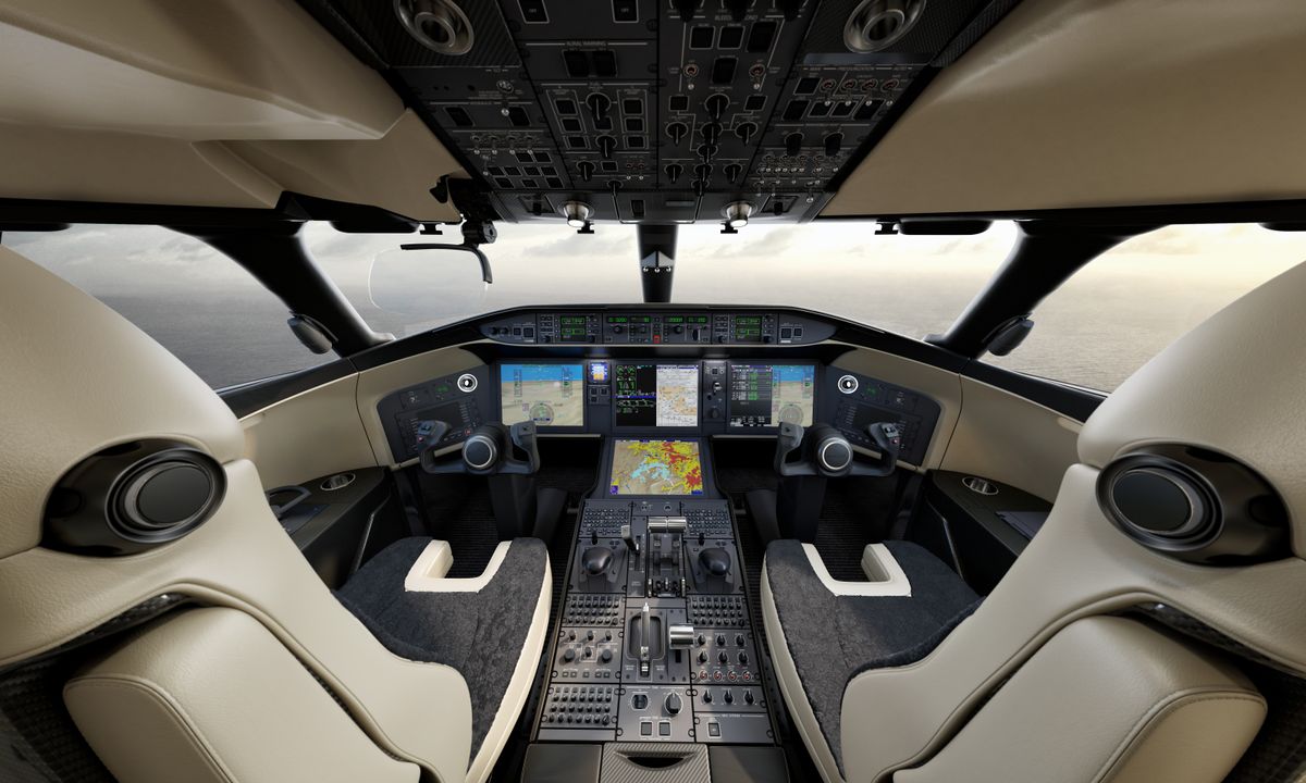 Global 6500 Cockpit - Photo Credit: Bombardier