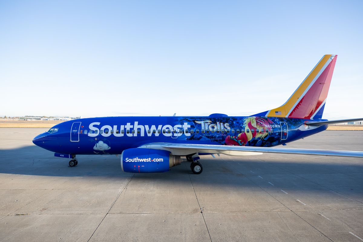 Southwest Airlines Partners with DreamWorks Animation to Launch Trolls-Themed Aircraft