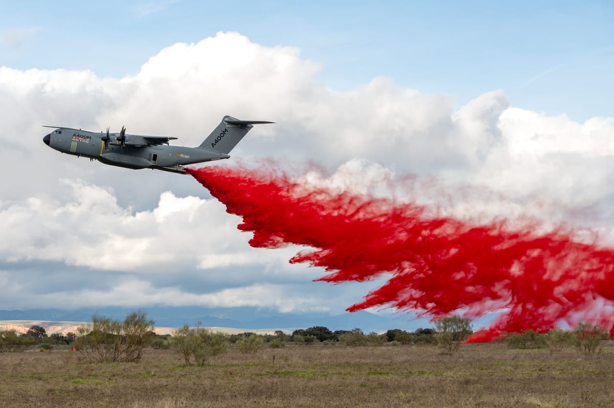 Airbus Enhances A400M with Advanced Firefighting Prototype Kit