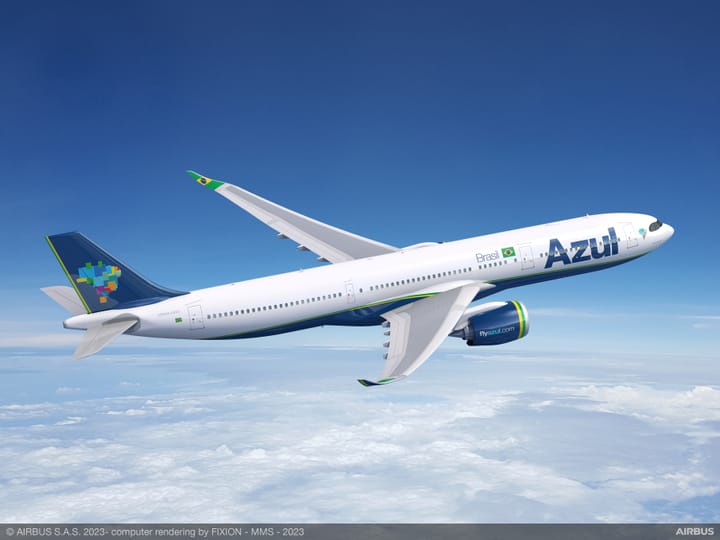 Azul Announces Additional Order of Four A330neo Aircraft