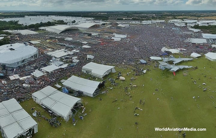 Farnborough International Airshow 2024: Day 1 Highlights